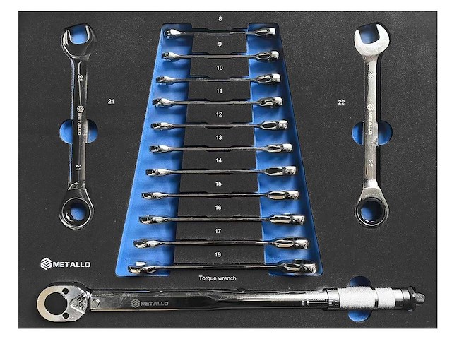 Metallo blauw gereedschapswagen - afbeelding 4 van  7