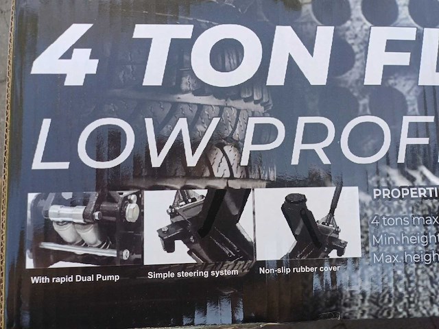 Metallo garagekrik 4 ton - afbeelding 4 van  6