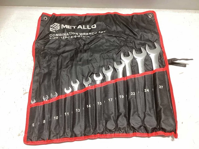 Metallo steek-ring set 12 delig - afbeelding 1 van  2