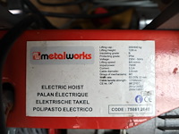 Metalworcks elektrische takel (x2) - afbeelding 3 van  6