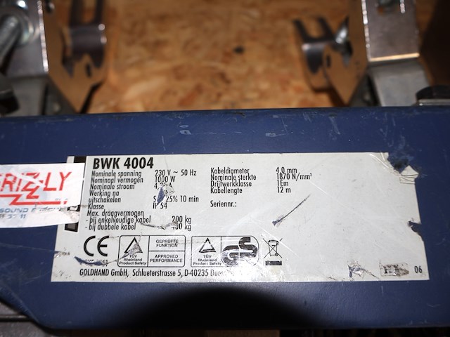 Metalworcks elektrische takel (x2) - afbeelding 6 van  6