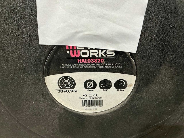 Metalworks hal03820 luchtslanghaspel - afbeelding 2 van  3