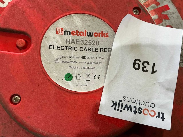 Metalworks verlengkabelhaspel - afbeelding 4 van  4