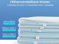 Metersgod memory foam kussen - afbeelding 3 van  3