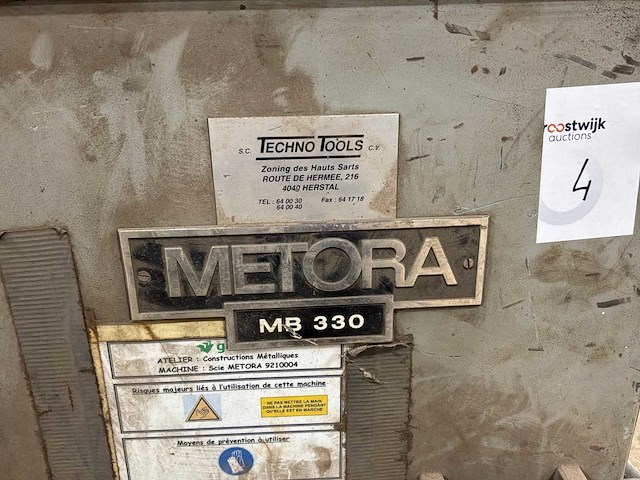 Metora mb330 bandzaagmachine - afbeelding 4 van  6