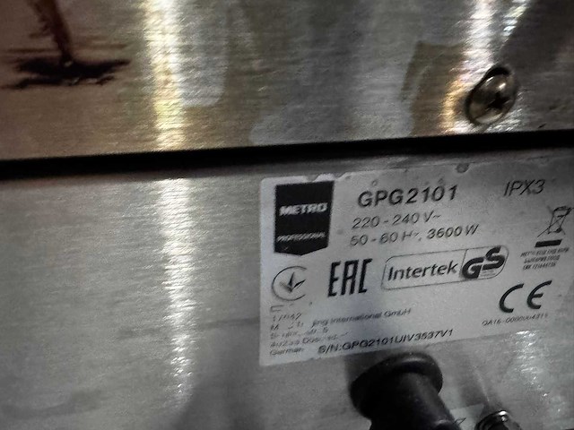 Metro - gpg2101 - professionele grill - afbeelding 3 van  4