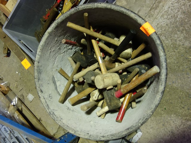 Metserston met rubberen hamers - afbeelding 1 van  1