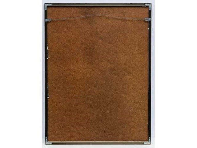 Metten koornstra - geabstraheerd stilleven met jas aan hanger - pastel op papier - 1967 - afbeelding 2 van  2