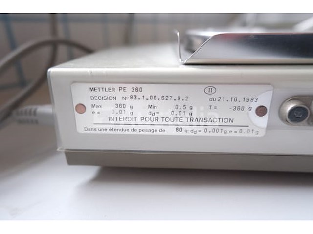 Mettler pm360 digitale weegschaal - afbeelding 4 van  4