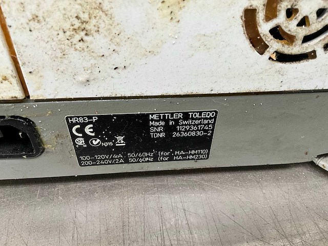 Mettler toledo hr83-p vochtanalysator - afbeelding 3 van  4