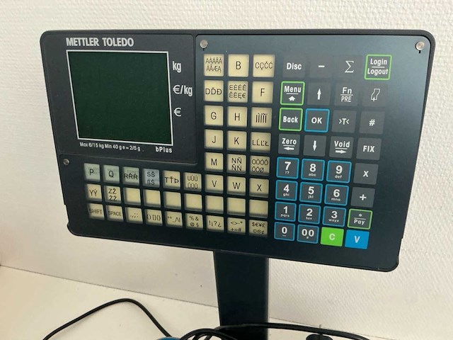 Mettler toledo u2l-ee15d-0e0 eu weegschaal met printer overige keukenapparatuur - afbeelding 3 van  6