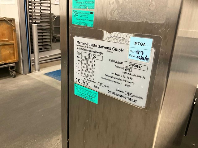 Mettler-toledo xs 3 cc rvs metaaldetector/checkweigher combination system - afbeelding 16 van  16