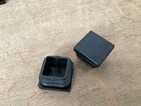 Meubeldop 25x25 mm, zwart (1150x) - afbeelding 2 van  2