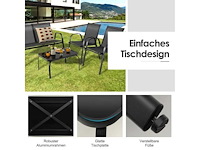Meubelset - 4 delen met modern ontwerp en stalen constructie - afbeelding 6 van  7
