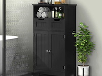 Meunite bas de salle de bain multi-rangement grande niche