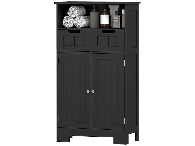 Meunite bas de salle de bain multi-rangement grande niche - afbeelding 3 van  9