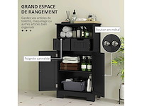 Meunite bas de salle de bain multi-rangement grande niche - afbeelding 5 van  9