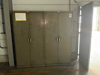 Mewaf 2-deurs metalen archiefkast (12x)