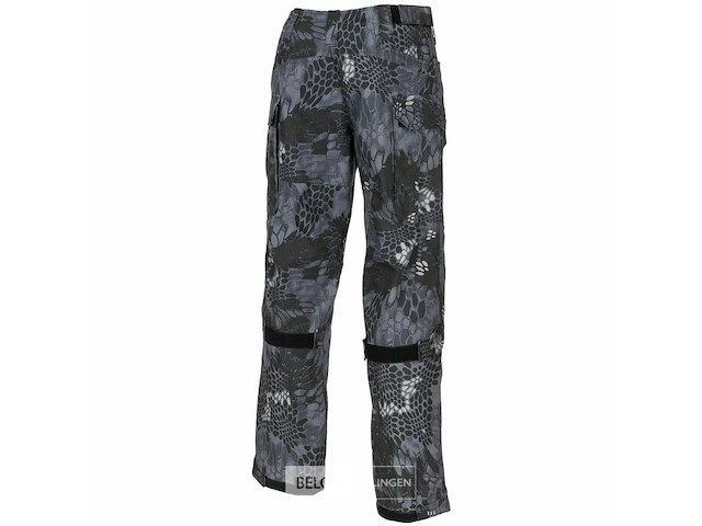 Mfh bdu combat broek ny/co ripstop snake black maat 3xl - afbeelding 2 van  3