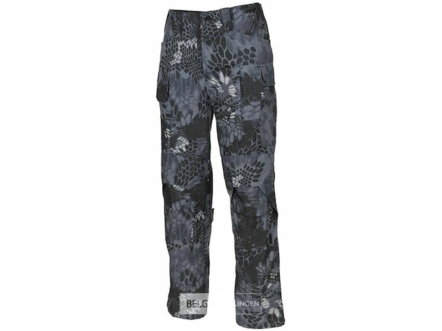 Mfh bdu combat broek ny/co ripstop snake black maat medium - afbeelding 1 van  3