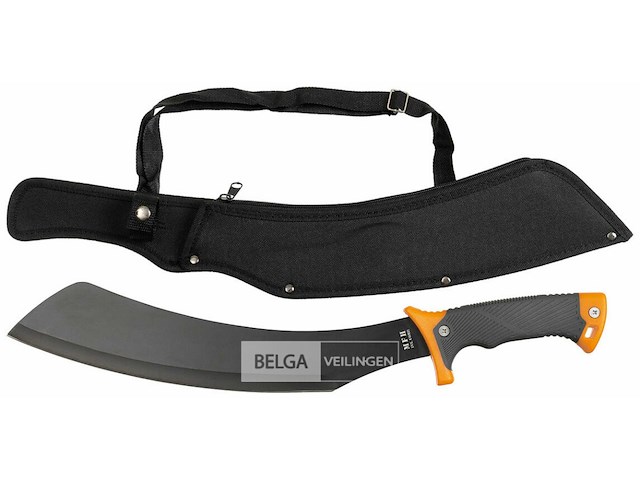 Mfh bushmes zwart met nylon hoes - afbeelding 1 van  1