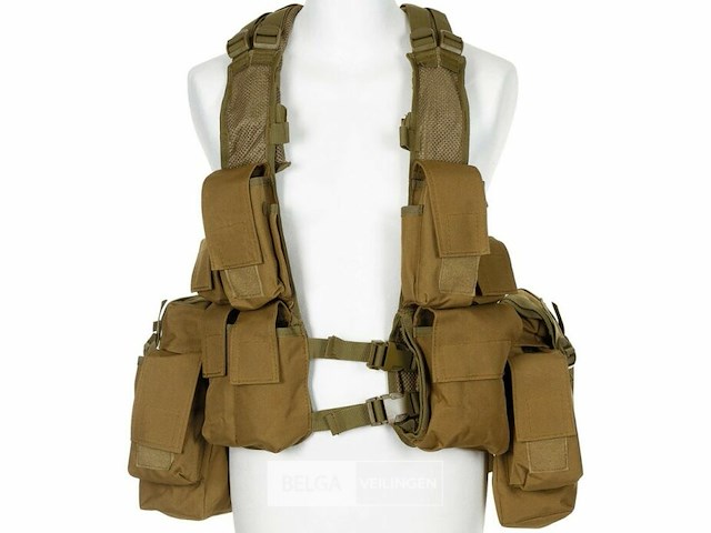 Mfh tactical load carrying vest met tassen - afbeelding 1 van  3