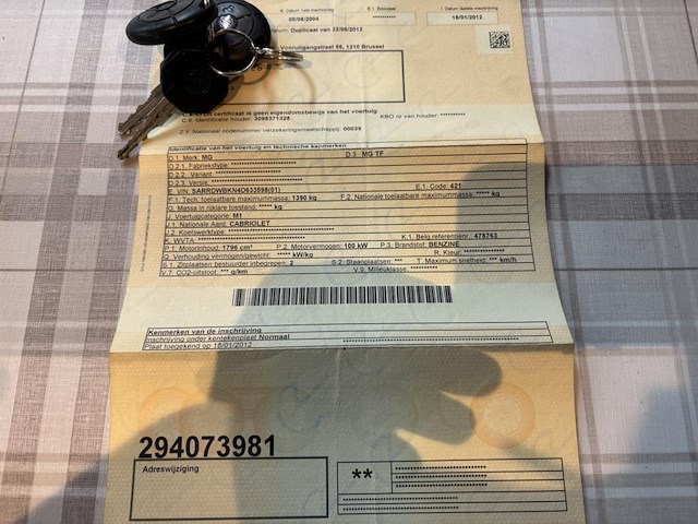 Mg tf, 2004 - afbeelding 41 van  47