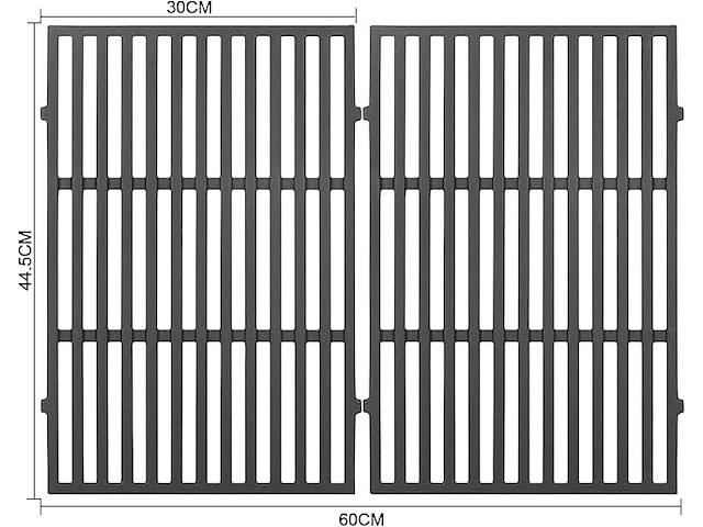 Mgiessca 7638 gietijzeren grillrooster voor weber - afbeelding 1 van  2