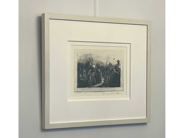 Michaël borremans - de openbaring van de wereld - ets - afbeelding 5 van  10