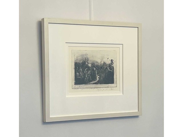 Michaël borremans - de openbaring van de wereld - ets - afbeelding 6 van  10