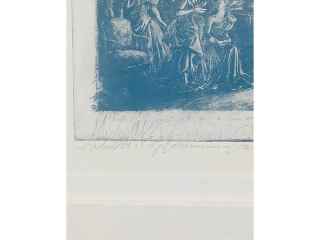 Michaël borremans - de openbaring van de wereld - ets - afbeelding 9 van  10