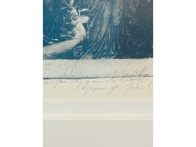 Michaël borremans - de openbaring van de wereld - ets - afbeelding 10 van  10