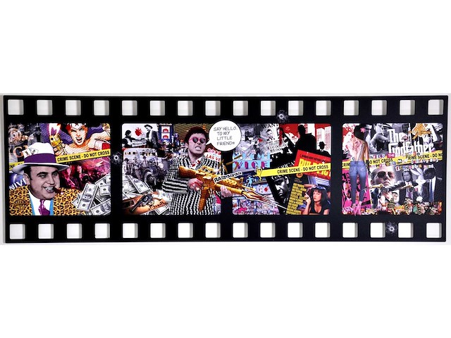 Michael daniels - life is just a movie - print op aluminium - afbeelding 1 van  10