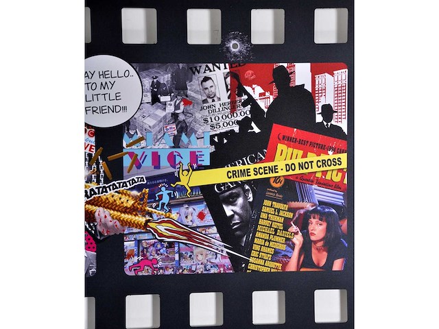 Michael daniels - life is just a movie - print op aluminium - afbeelding 6 van  10