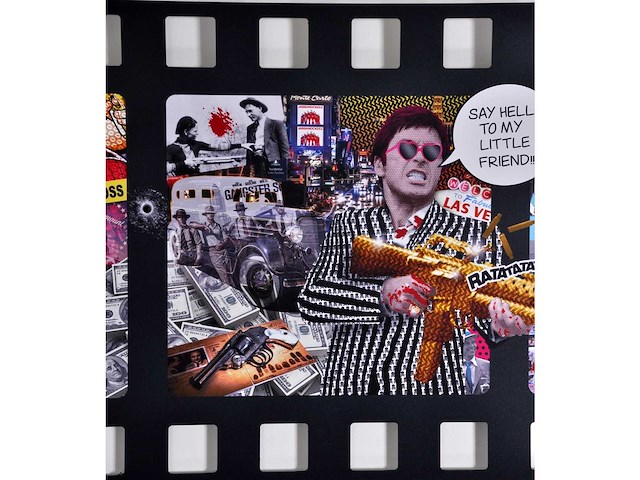 Michael daniels - life is just a movie - print op aluminium - afbeelding 3 van  6