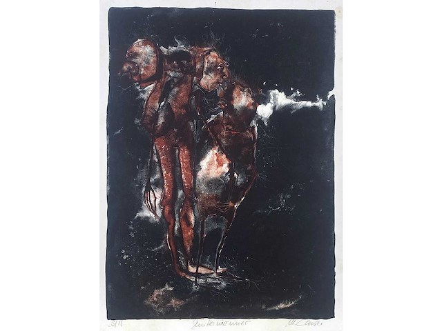 Michael langer - gottesmänner - litho - afbeelding 1 van  5
