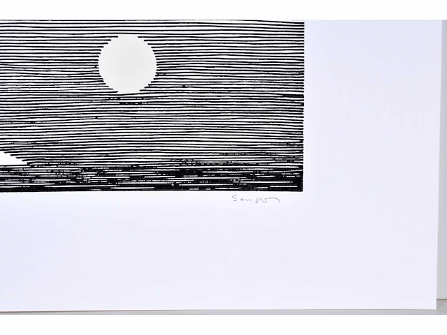 Michel seuphor - zeefdruk - gesigneerd - 54x42 cm - 1977 - afbeelding 2 van  5