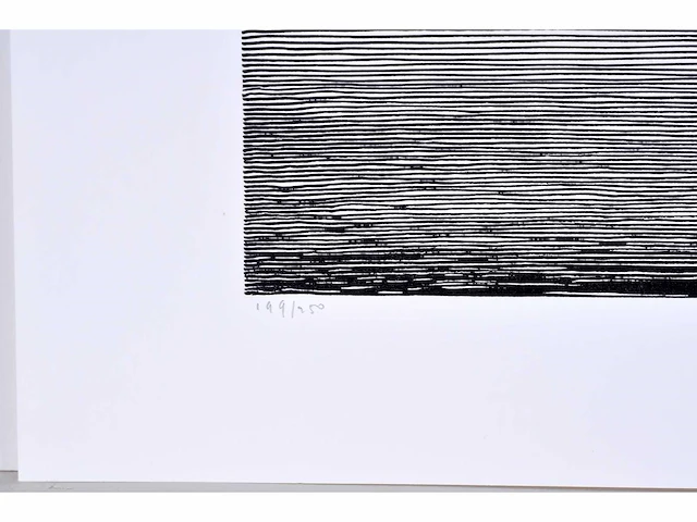 Michel seuphor - zeefdruk - gesigneerd - 54x42 cm - 1977 - afbeelding 3 van  5