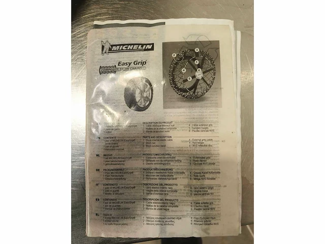Michelin - easygrip w12 - sneeuwsokken michelin - afbeelding 5 van  6