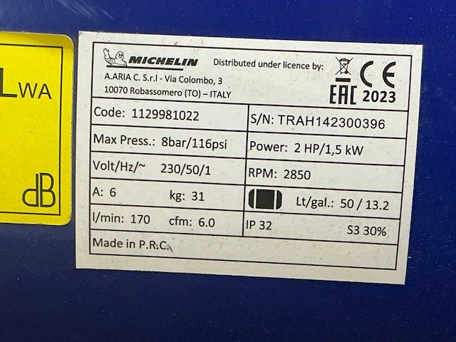 Michelin luchtcompressor - afbeelding 3 van  3