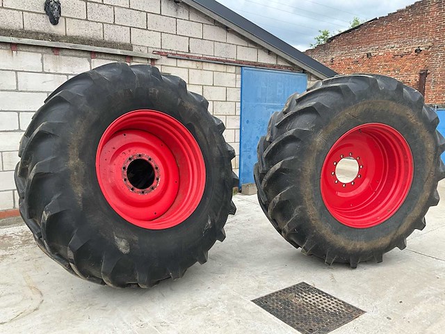 Michelin machxbib 710/70 r38 landbouwband op velg – 85% profiel (2x) - afbeelding 1 van  16