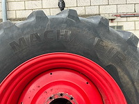 Michelin machxbib 710/70 r38 landbouwband op velg – 85% profiel (2x) - afbeelding 4 van  16