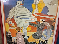 Michelin poster ingekadert h 730 mm b 530 mm - afbeelding 1 van  2