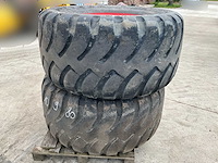 Michelin unisteel 630/55 r26 band op velg (2x) - afbeelding 1 van  6
