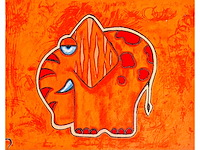 Michiel molenaar - elephant - kleurenzeefdruk - afbeelding 2 van  11