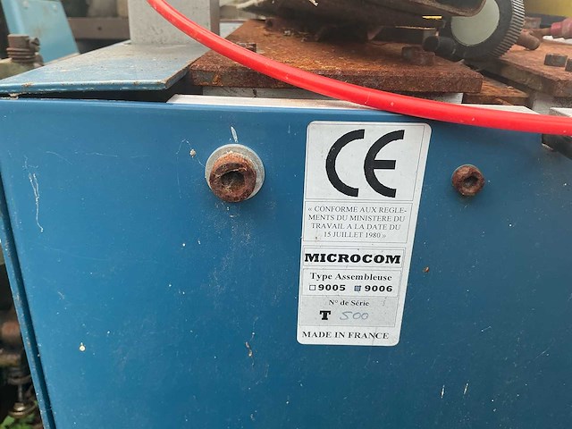 Microcom assambleuse deuvelinvoermachine - afbeelding 5 van  9