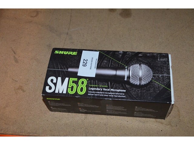 Microfoon shure sm58, 2 tv muurbeugels meliconi - afbeelding 2 van  9