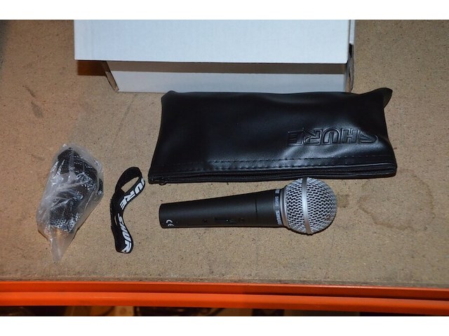Microfoon shure sm58, 2 tv muurbeugels meliconi - afbeelding 4 van  9