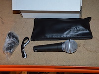 Microfoon shure sm58, 2 tv muurbeugels meliconi - afbeelding 4 van  9