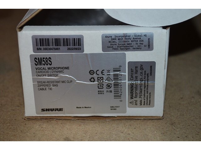 Microfoon shure sm58, 2 tv muurbeugels meliconi - afbeelding 6 van  9